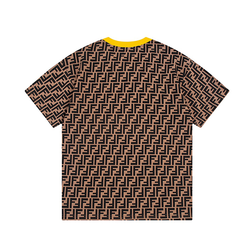 春新商品入荷!! フェンディ 服コピー ダブルFFプリント半袖 Tシャツの通販