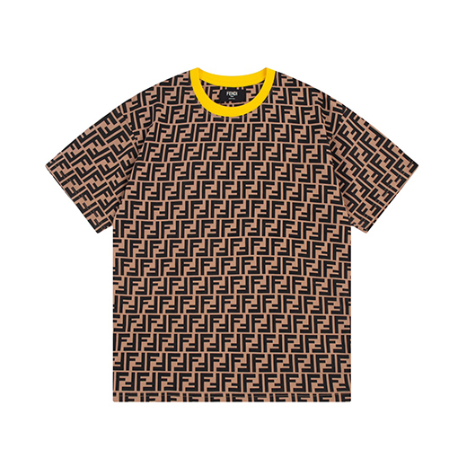 春新商品入荷!! フェンディ 服コピー ダブルFFプリント半袖 Tシャツの通販