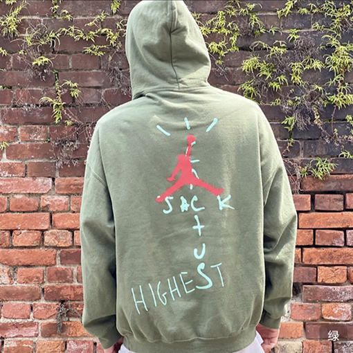 春新商品入荷!! Air jordan X travis Scott AJコラボTS フード パーカー