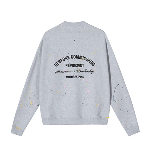 REPRESENT服スーパーコピー墨タートルネックマンツースウェットTシャツ