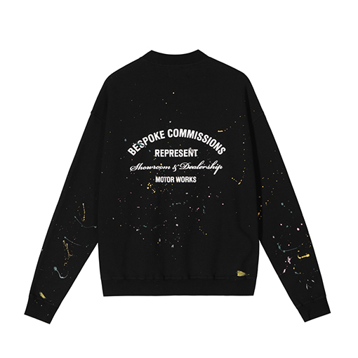 REPRESENT服スーパーコピー墨タートルネックマンツースウェットTシャツ