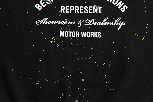 REPRESENT服スーパーコピー墨タートルネックマンツースウェットTシャツ