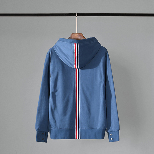 トムブラウン服スーパーコピフード パーカー後ろテープポイント