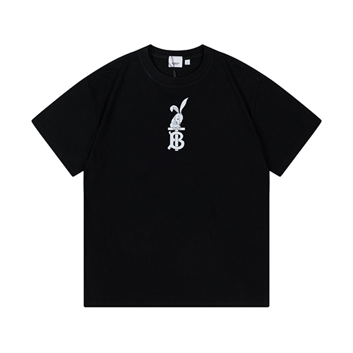 春新商品入荷!! バーバリー服コピーうさぎプリント半袖Tシャツ