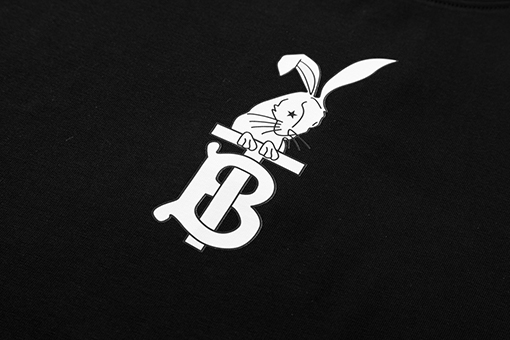 春新商品入荷!! バーバリー服コピーうさぎプリント半袖Tシャツ