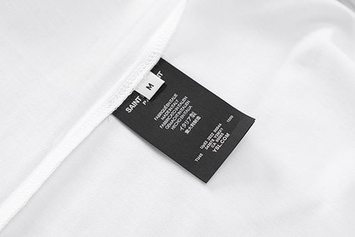 サンローラン服コピー小さなYSLロゴプリント半袖Tシャツ