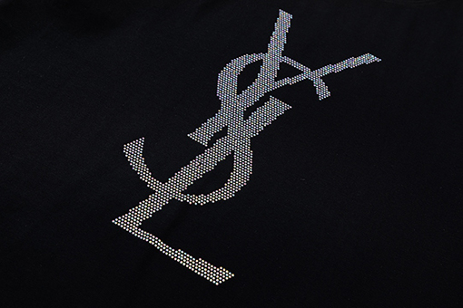 サンローランコピー半袖Tシャツ YSLカラードリルレタリングロゴ