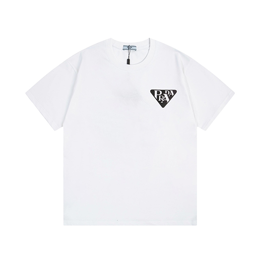 プラダコピープリント半袖Tシャツメンズファッション通販 2色