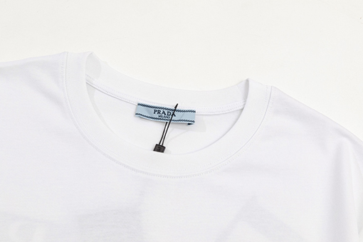 プラダコピープリント半袖Tシャツメンズファッション通販 2色