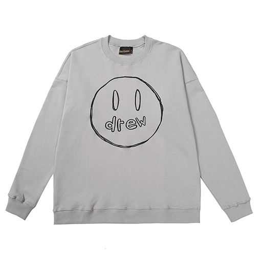 Drew houseコピー スウェットTシャツ スマイルdrewロゴ
