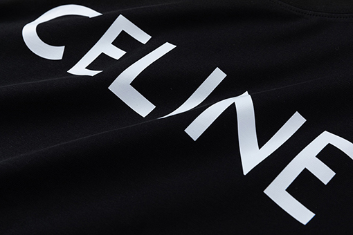 23新品!!セリーヌコピープリント半袖TシャツCELINE ロゴ