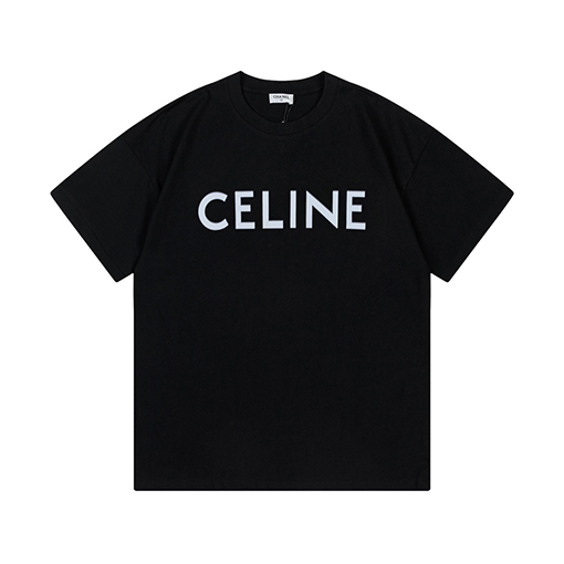 23新品!!セリーヌコピープリント半袖TシャツCELINE ロゴ