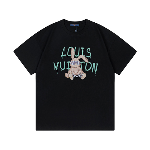 23新品!!ルイヴィトンコピープリント半袖Tシャツメンズファッション通販 2色