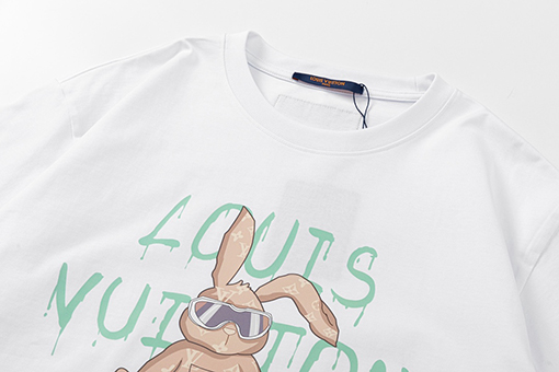 23新品!!ルイヴィトンコピープリント半袖Tシャツメンズファッション通販 2色