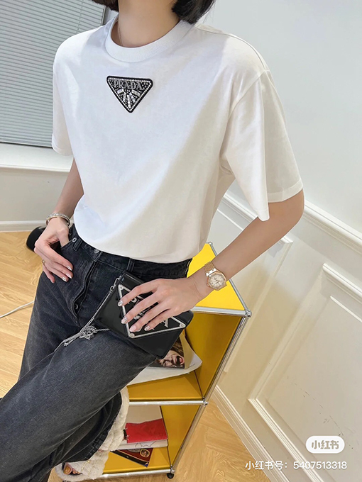 23新品!!プラダコピー半袖Tシャツメン 2色