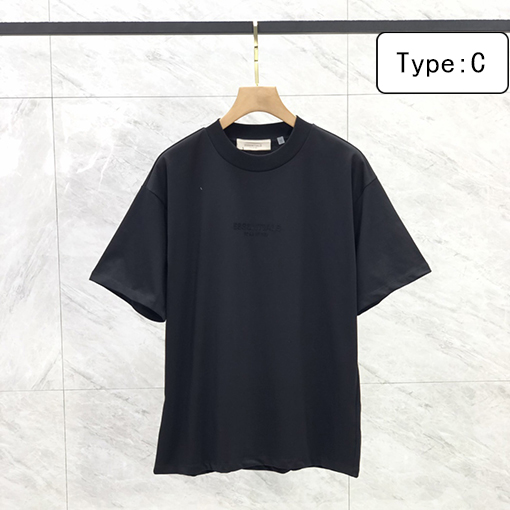 フィアオブゴッド半袖TシャツスーパーコピーFOG ESSENTIALS シーズン8 植毛レタリングスモールロゴ