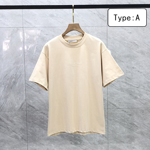 フィアオブゴッド半袖TシャツスーパーコピーFOG ESSENTIALS シーズン8 植毛レタリングスモールロゴ