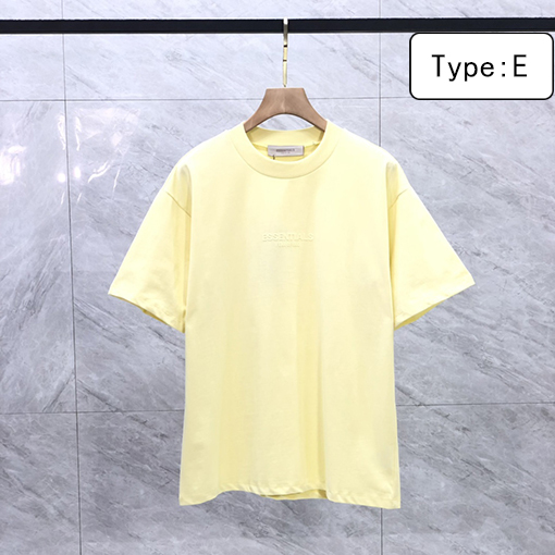 フィアオブゴッド半袖TシャツスーパーコピーFOG ESSENTIALS シーズン8 植毛レタリングスモールロゴ