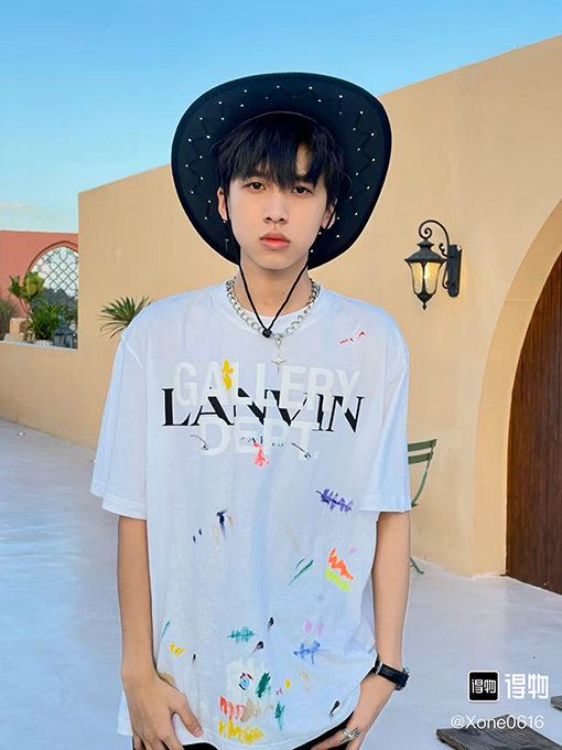 LANVIN x GALLERY DEPT ランバン半袖Tシャツコピー  白色