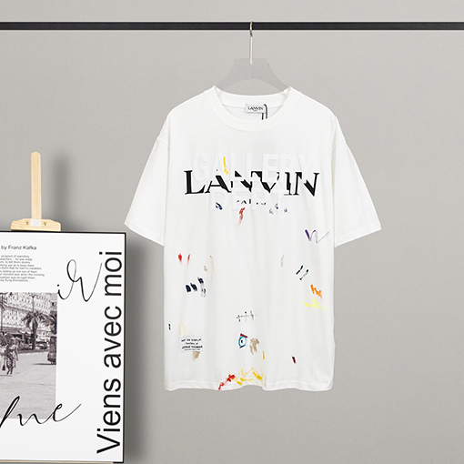 LANVIN x GALLERY DEPT ランバン半袖Tシャツコピー  白色