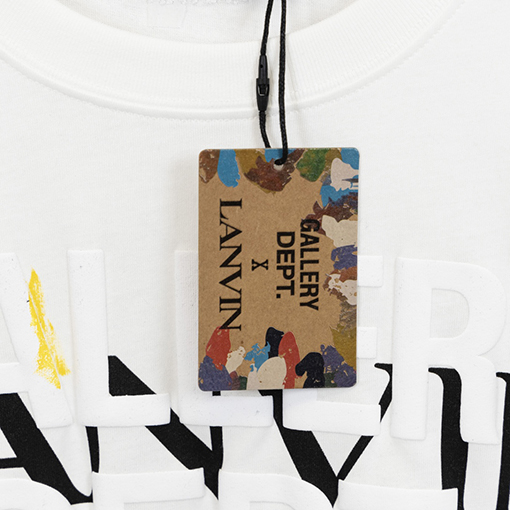 LANVIN x GALLERY DEPT ランバン半袖Tシャツコピー  白色