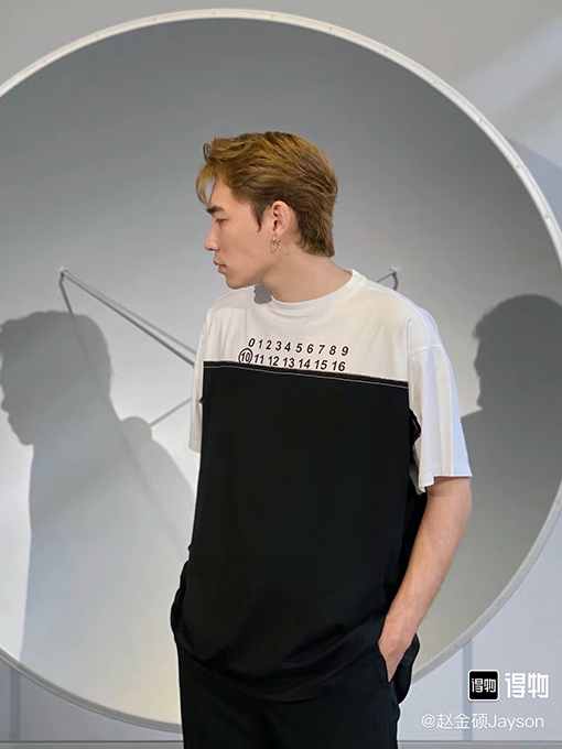マルタンマルジェラ半袖Tシャツコピー 数字 プリント パッチ