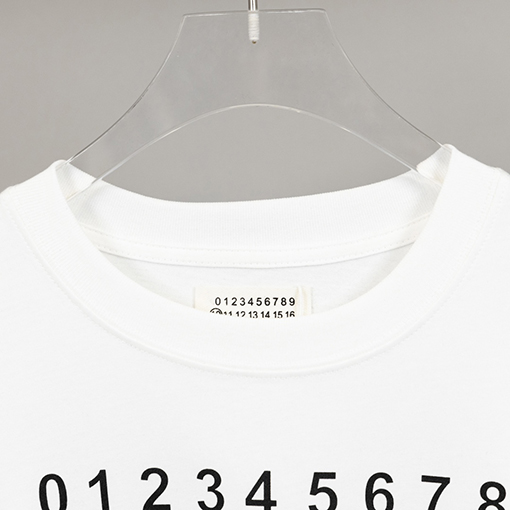 マルタンマルジェラ半袖Tシャツコピー 数字 プリント パッチ