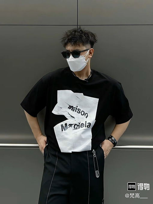 マルタンマルジェラ半袖Tシャツコピー Maison Margiela ロゴ