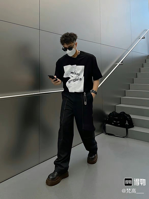マルタンマルジェラ半袖Tシャツコピー Maison Margiela ロゴ