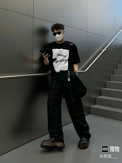 マルタンマルジェラ半袖Tシャツコピー Maison Margiela ロゴ