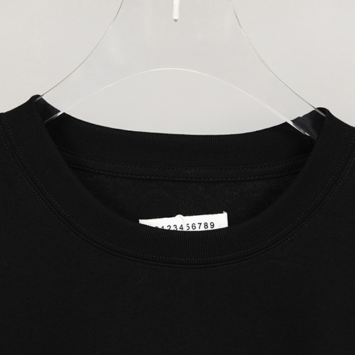 マルタンマルジェラ半袖Tシャツコピー Maison Margiela ロゴ ブラック.ホワイト