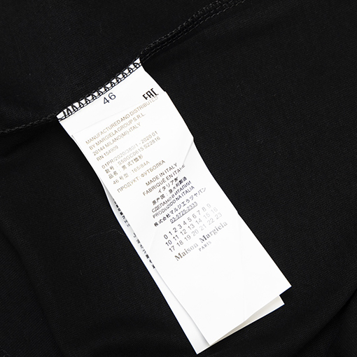 マルタンマルジェラ半袖Tシャツコピー Maison Margiela ロゴ ブラック.ホワイト