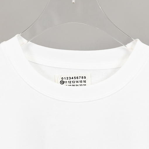 マルタンマルジェラ半袖Tシャツコピー Maison Margiela ロゴ ブラック.ホワイト
