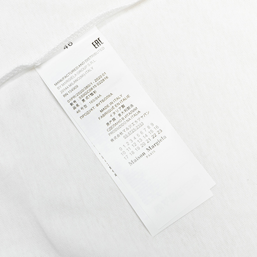 マルタンマルジェラ半袖Tシャツコピー Maison Margiela ロゴ  ブラック．ホワイト