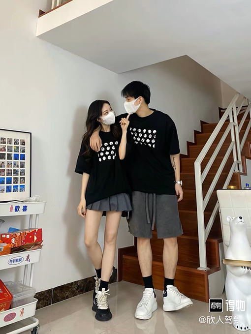 マルタンマルジェラ半袖Tシャツコピー 数字 プリント パッチ ブラック