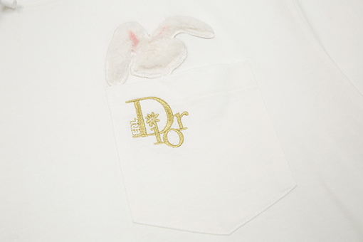 23新品!! ディオール半袖Tシャツコピー DIOR刺繍ポイント サギ年限定版 ★オーバーサイズ