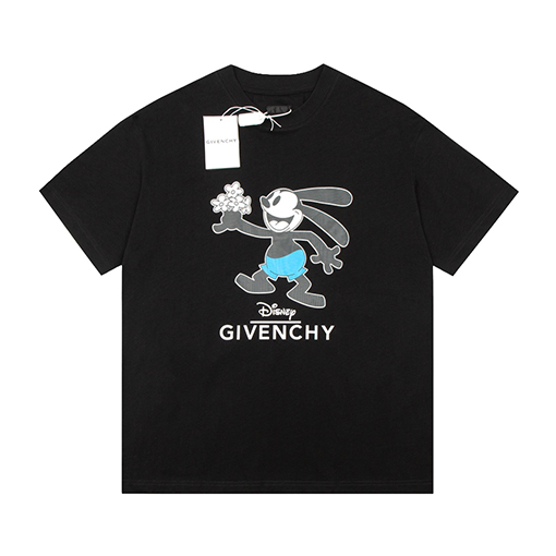 23新品!!ジバンシイ半袖Tシャツ ディズニー前後のプリントTシャツ ★オーバーサイズ
