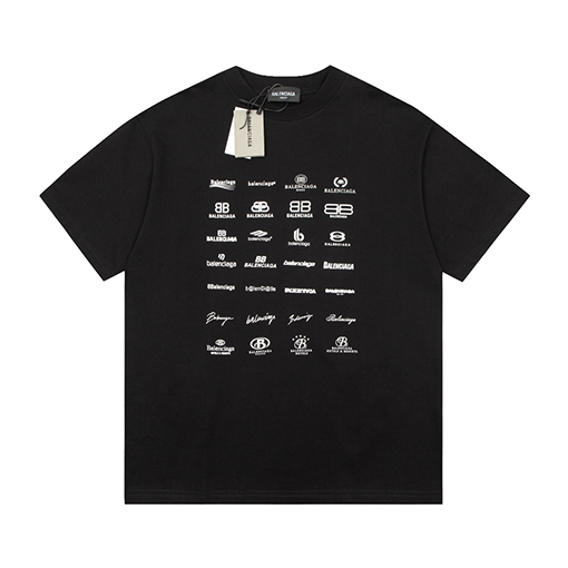 23新品!!  バレンシアガ半袖Tシャツコピー BALENCIAGAロゴTシャツ ★オーバーサイズ