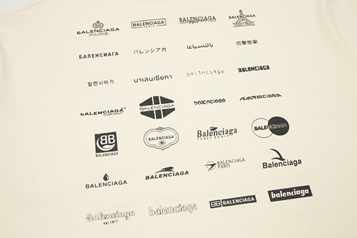 23新品!!  バレンシアガ半袖Tシャツコピー BALENCIAGAロゴTシャツ ★オーバーサイズ