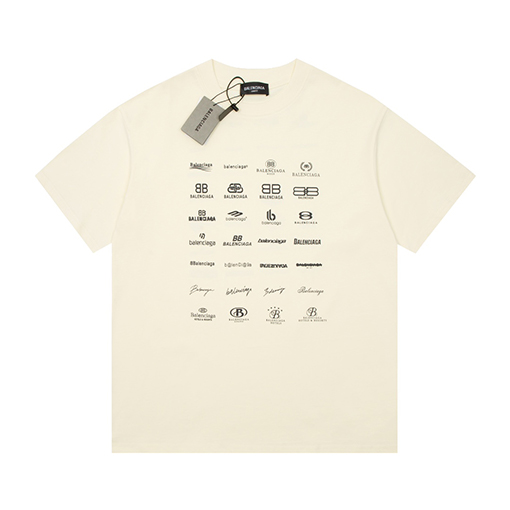 23新品!!  バレンシアガ半袖Tシャツコピー BALENCIAGAロゴTシャツ ★オーバーサイズ