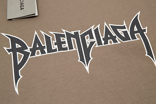 23新品!!  バレンシアガ半袖Tシャツコピー BALENCIAGAロゴTシャツ ★破れたプリント