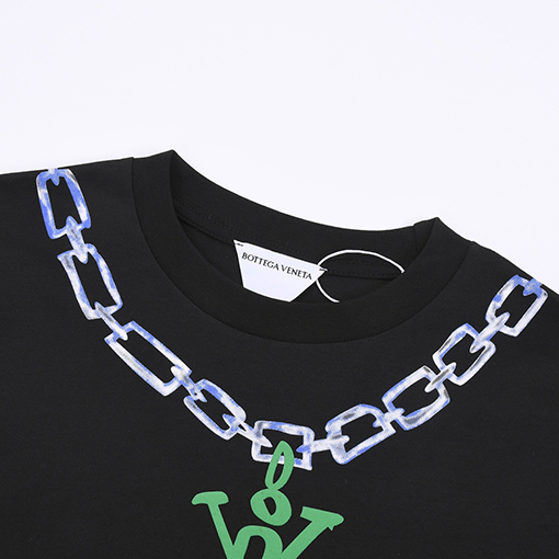 23新品!! ボッテガヴェネタ半袖Tシャツチェーンレタリングロゴ