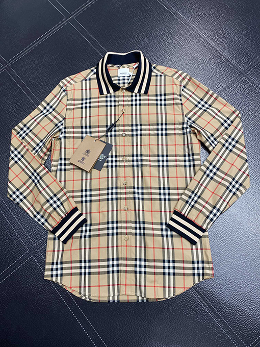 23新品!! バーバリー シャツ コピー チェック シャツ 2カラー