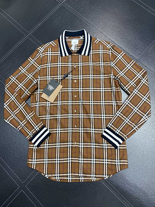 23新品!! バーバリー シャツ コピー チェック シャツ 2カラー