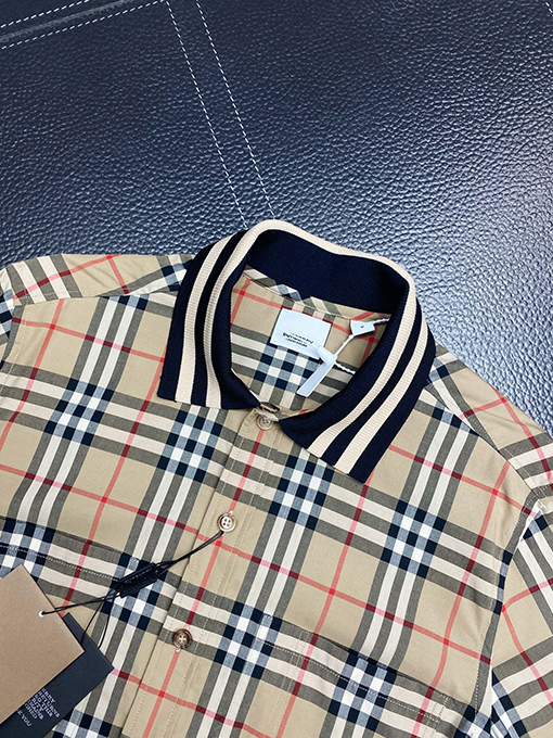 23新品!! バーバリー シャツ コピー チェック シャツ 2カラー