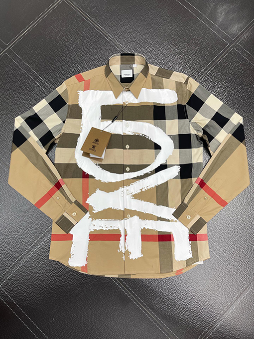 23新品!! バーバリー シャツ コピー ハートプリントチェック シャツ