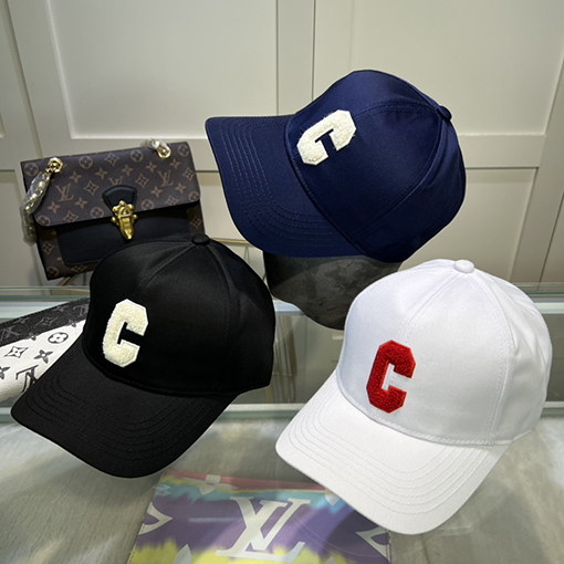 セリーヌ CAP 帽子 スーパーコピー  C ロゴ　３カラー