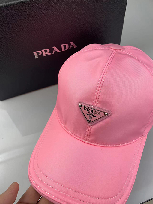 プラダ CAP 帽子 コピー PRADA三角ロゴプレート　４カラー