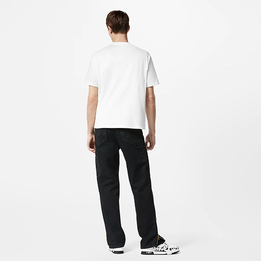 23新品!! ルイヴィトン半袖Tシャツスーパーコピー フラワープリント