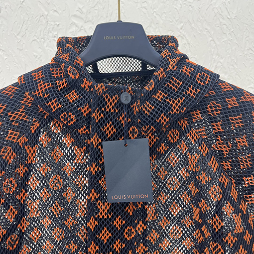 【超美品✨】 ルイヴィトンメッシュ ジャケット アウター LVモノグラム